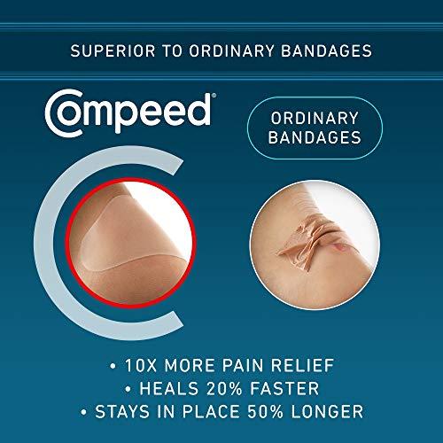 Compeed Compeed Advanced Blister Care 9 Count Sports Mixed (2 Packs), Hydrocolloid Bandages, Heel Blister Patches, Blister on Foot, Blister Prevention & Treatment Help, Waterproof Cushions