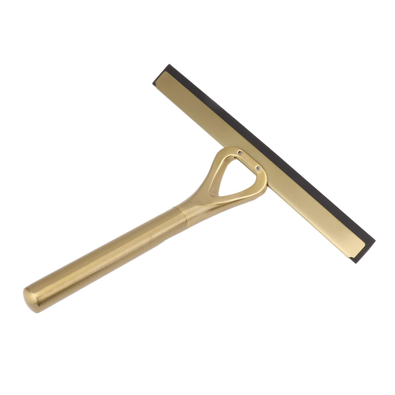 Pilipane Shower Squeegee for Glass Doors , Stainless Steel Window Squeegee , All Purpose Bathroom Squeegee , washing Supplies for Shower Glass Door and Tile washing Non Slip Handle 8 Inches