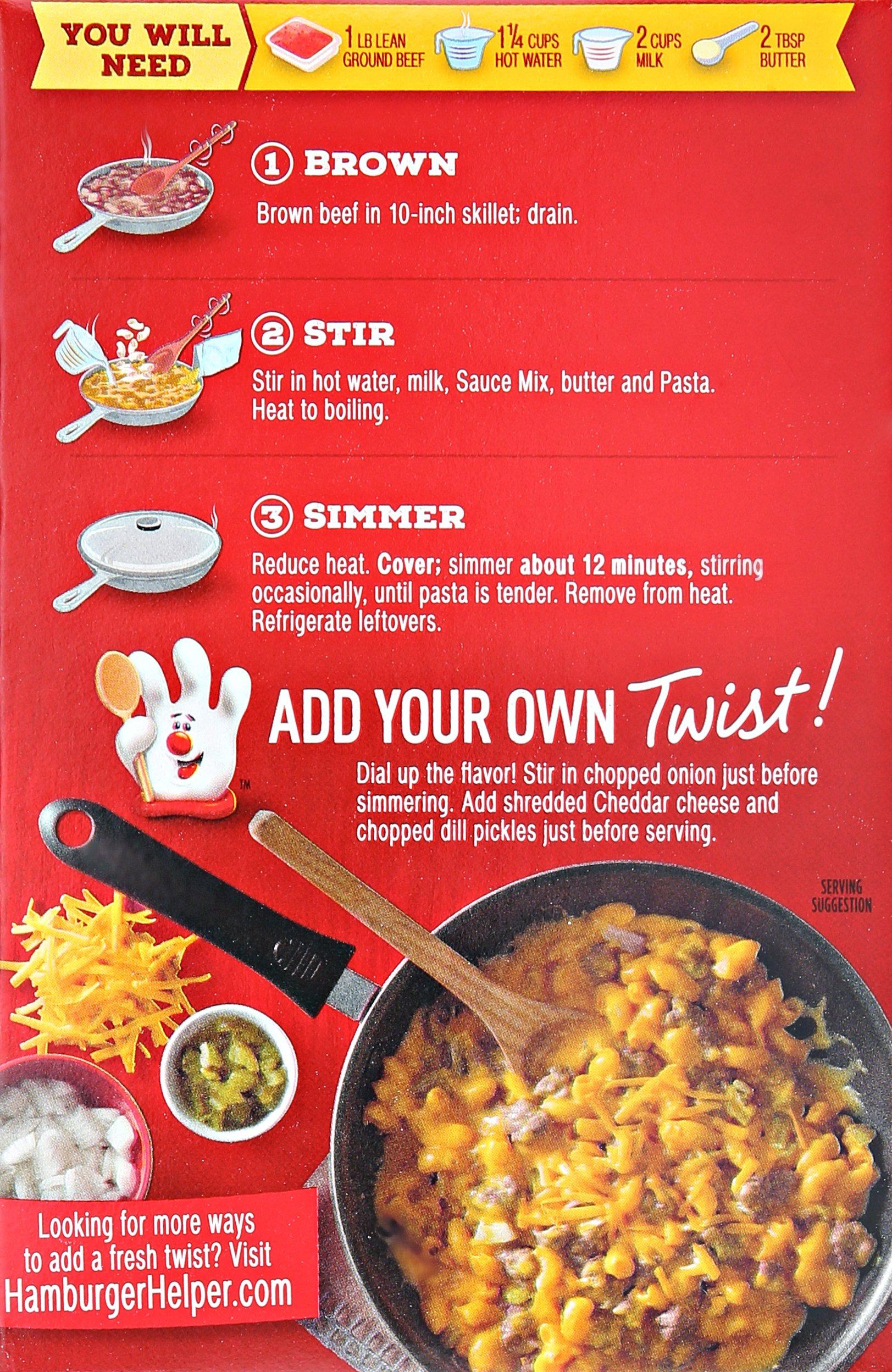 Hamburger Helper Hamburger Helper Pasta Deluxe Cheeseburger Macaroni, 5.5 Ounces