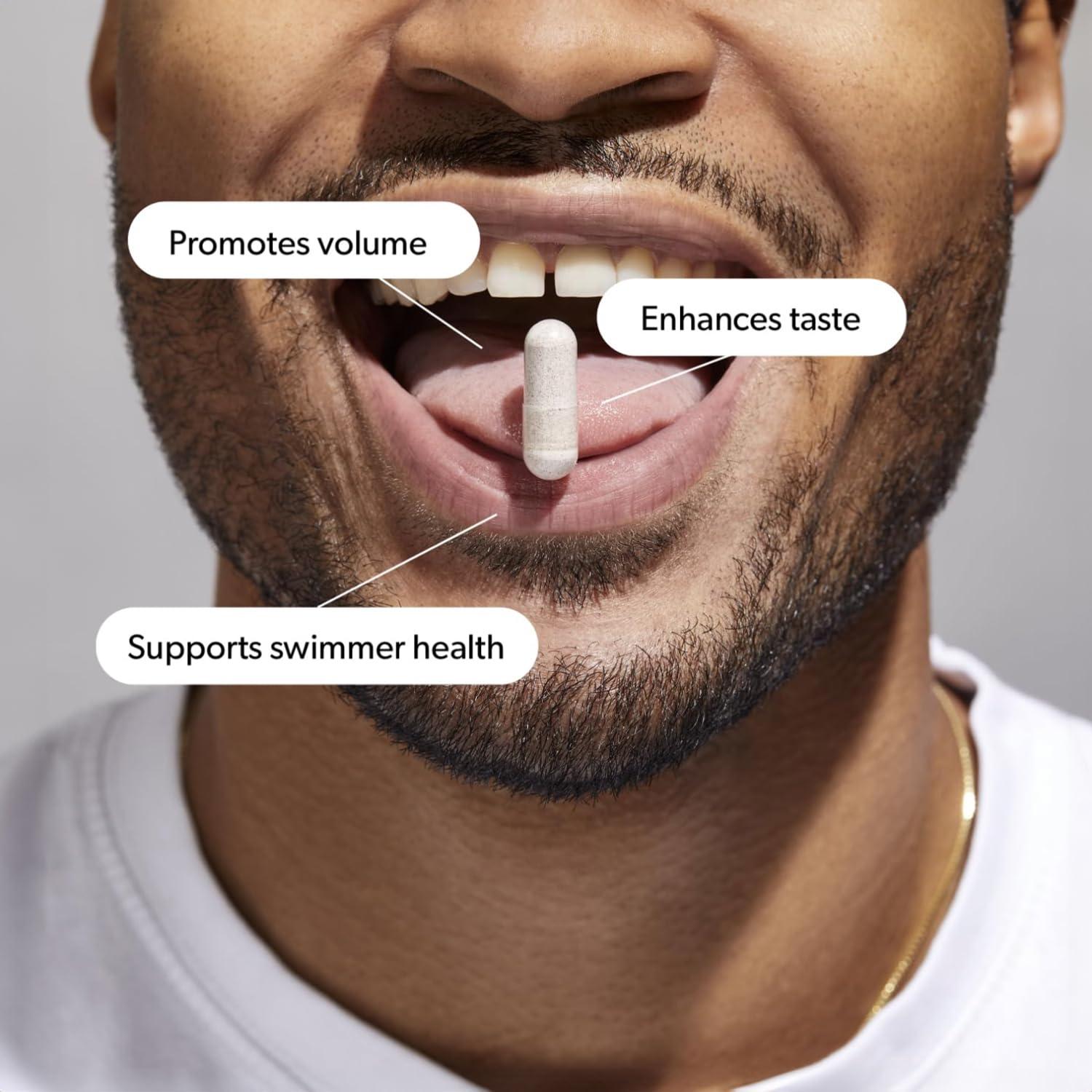 POPSTAR POPSTAR Labs Semen Volume Booster - Men\'s Semen Health & Fertility Supplement - Doctor Formulated to Increase Load Volume - Made in USA - Non-GMO, Organic, Vegan - 360 Capsules - (3 Month Supply)