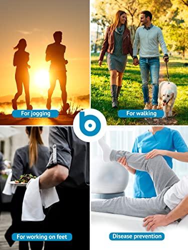 BRISON Metatarsal Pads Ball of Foot Cushions - Metatarsal Pads for Women and Men - Soft Gel Foot Pads Metatarsal Foot Forefoot Cushioning Foot Pain Relief - 2 Pairs Clear