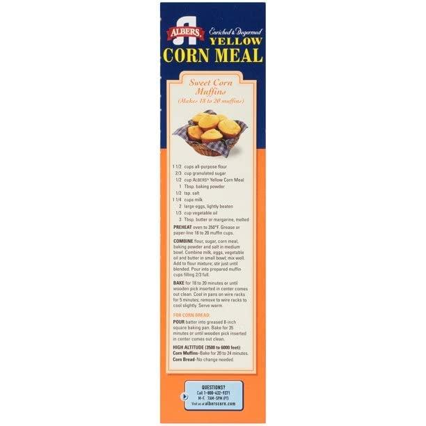 Albers Albers Yellow Corn Meal, 40 OZ (Pack of 4)