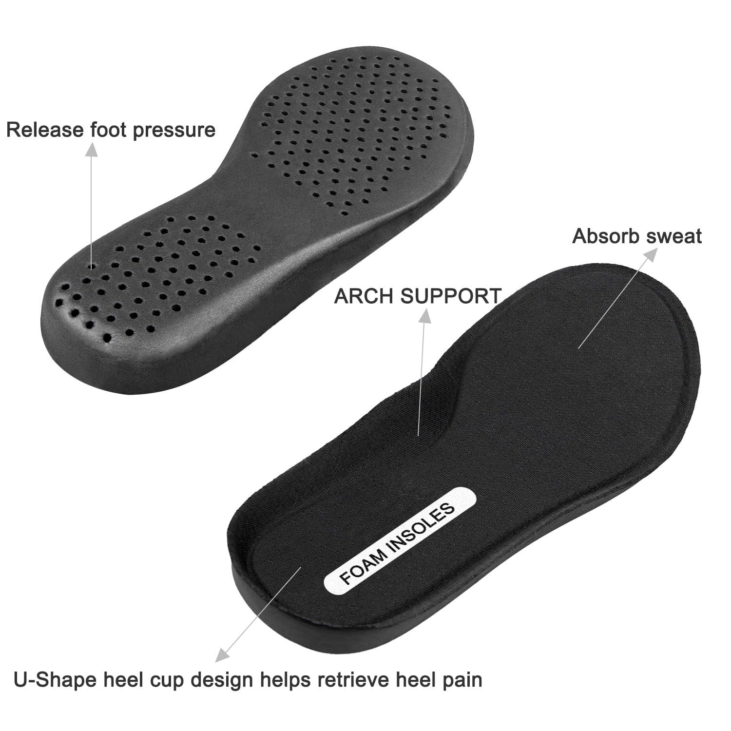 Endoto Foam Insole for Skechers Shoes, Replacement Inserts for Women\'s Sneakers(Size:US Women8.5-EU38.5)