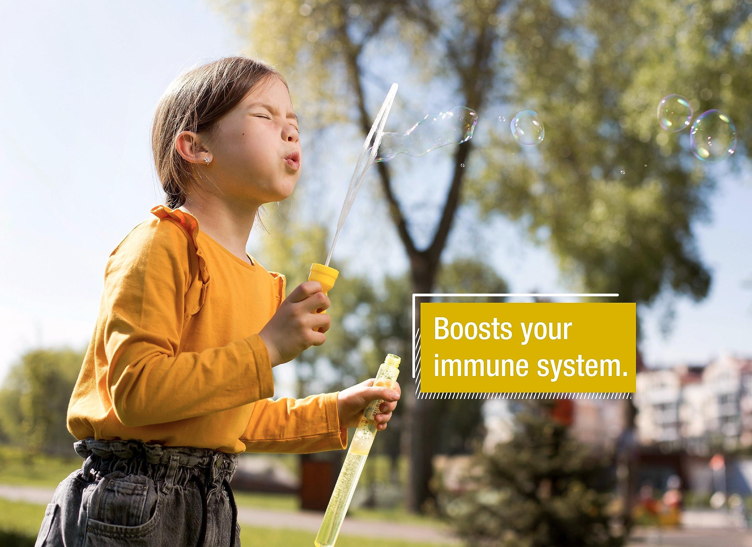 T&D T&D German Vitamin C 180 mg - 40 Vegan Drink Effervescent Tablets - Lemon Lime Flavor - Made in Germany