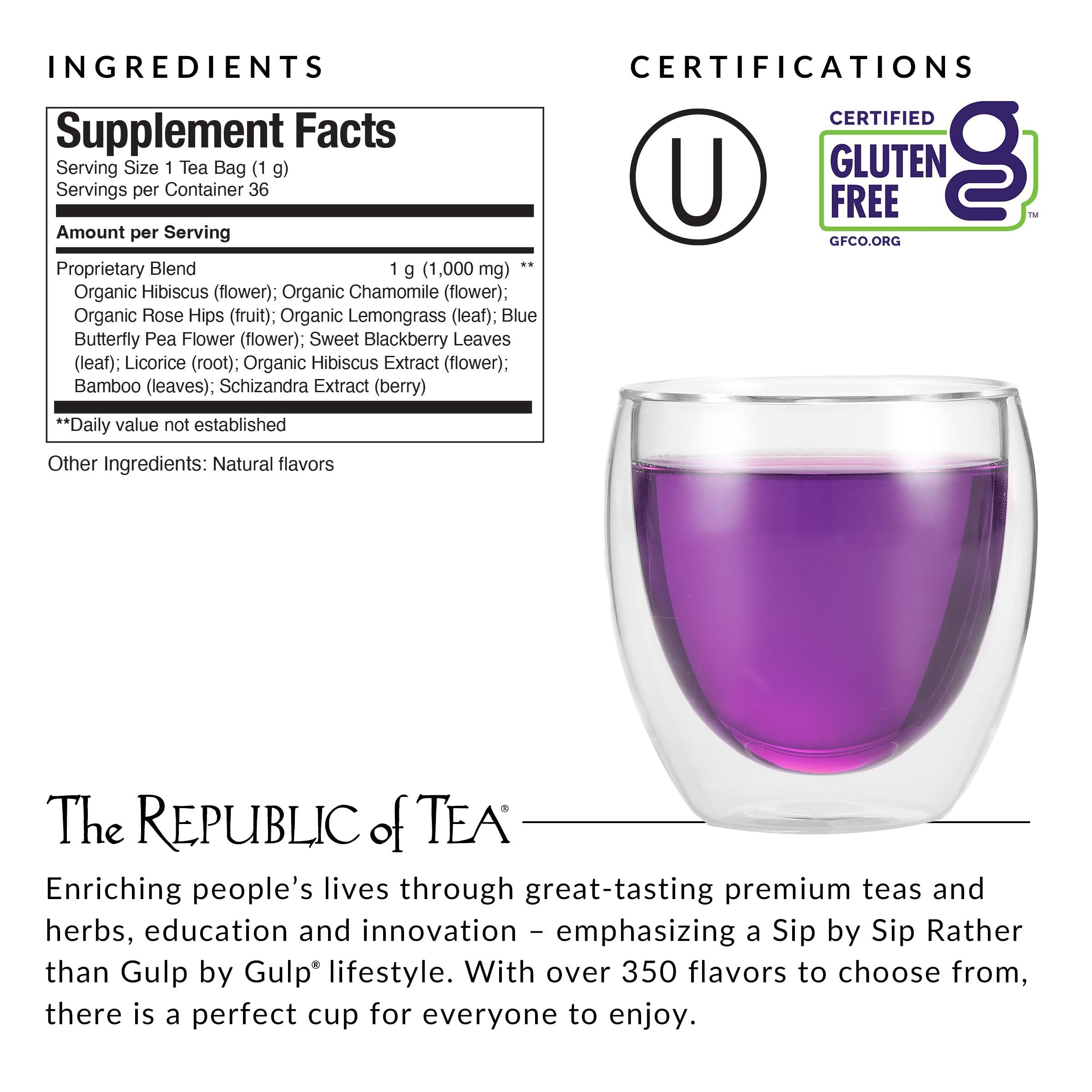 The Republic of Tea The Republic of Tea Beautifying Botanicals® Beauty Sleep Chamomile Rose Herbal Tea Bags (36 count)