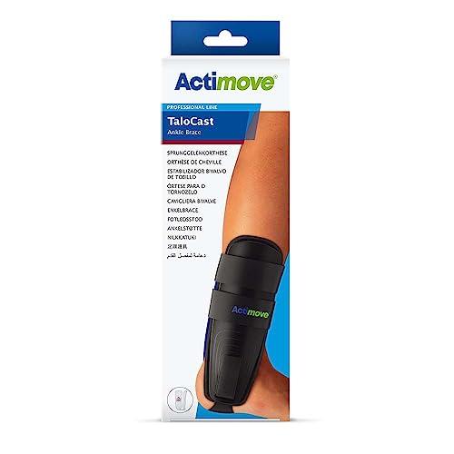 Actimove Actimove Professional TaloCast Ankle Brace | Lightweight Ankle Support for Sprained Ankle, Achilles Tendonitis, Plantar Fasciitis, & Injured Foot | Unisex, Black, Small/Medium