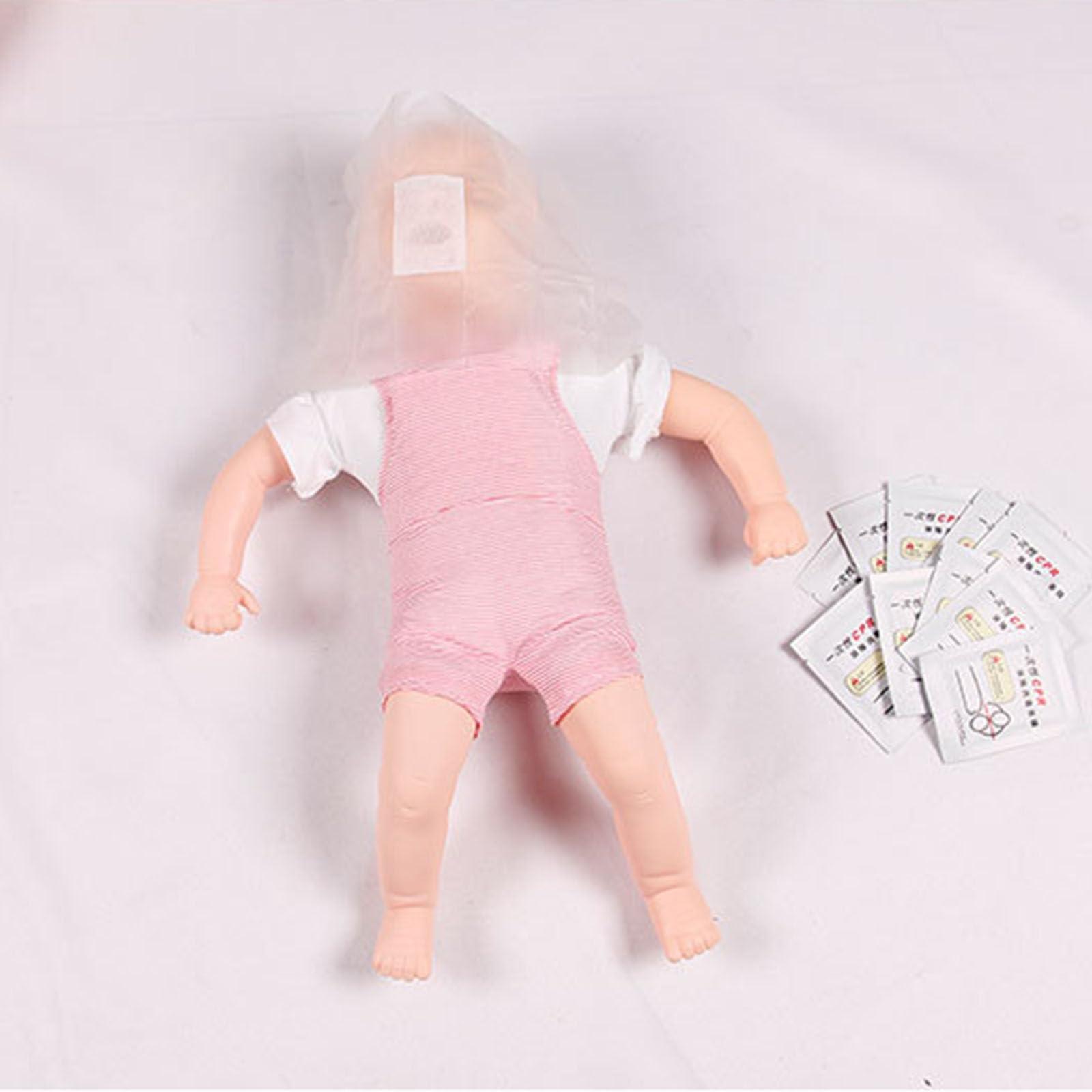 SUZLAZYR SUZLAZYR Infant CPR Manikin Infant Infarct Simulator Infant Airway Obstruction Training Dummy CPR Choking Mannequin for Medical First Aid Teaching