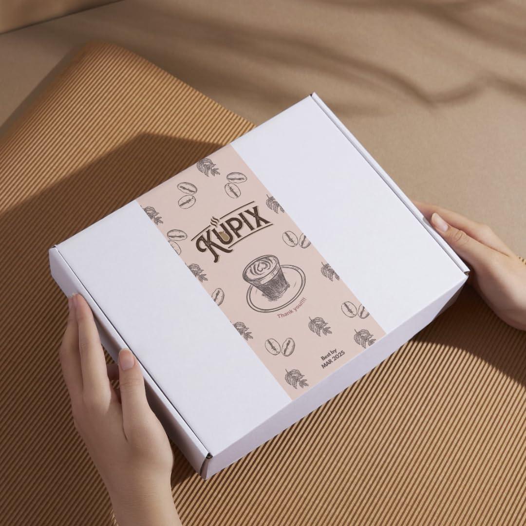 KUPIX 30 Count--Iced Coffee K-Cup Pods Variety Sampler Pack, Includes Starbucks Regular & Vanilla, Green Mountain Cold Brew & Iced, McCafe Mocha Frappe & Hazelnut Latte, Dunkin Donuts Cold & Caramel, Donut Shop Iced Duos for Keurig Brewers