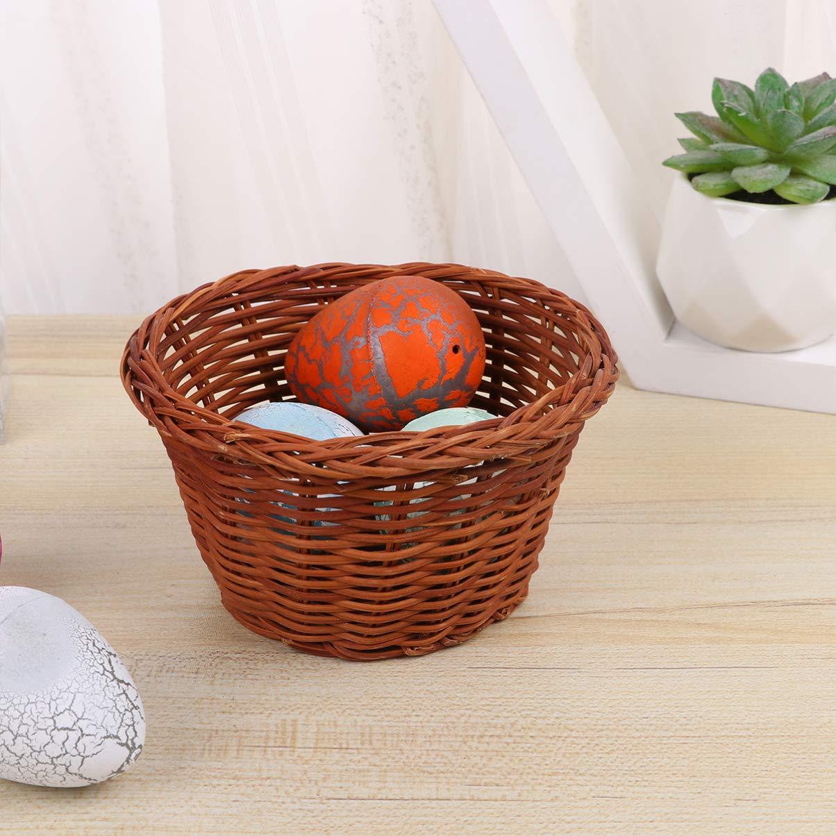 KESYOO Easter Storage Basket Easter Basket Mini Basket Storage Basket for Easter Handcraft Basket