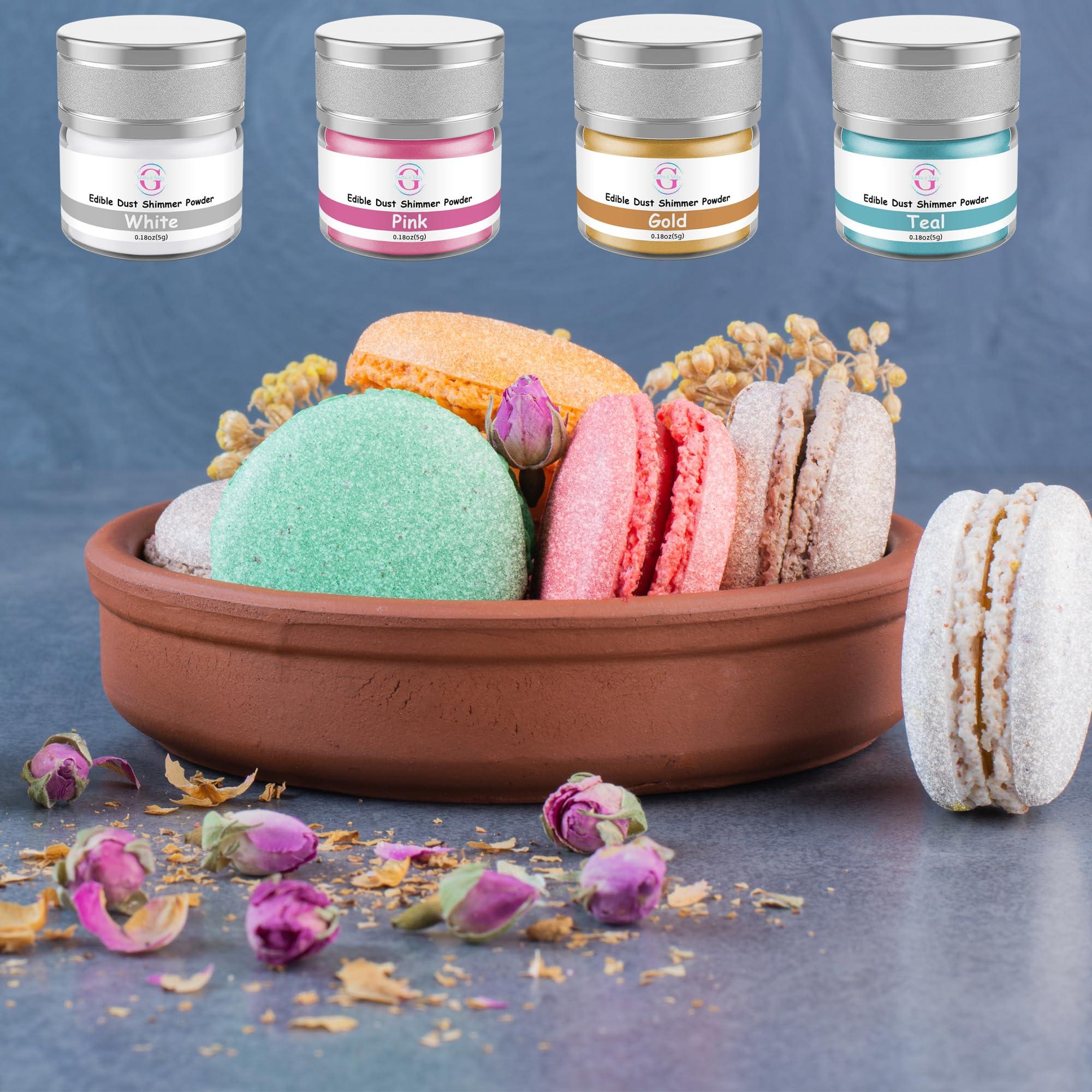 Glitter & Glitz Glitter & Glitz Edible Glitter for Drinks - Premium Drink Glitter Edible Dust for Cocktails, Baking, Brew, Champagne - Luster Dust and Cocktail Glitter - Edible Glitter for Drinks Decoration (Red, 5Grams)