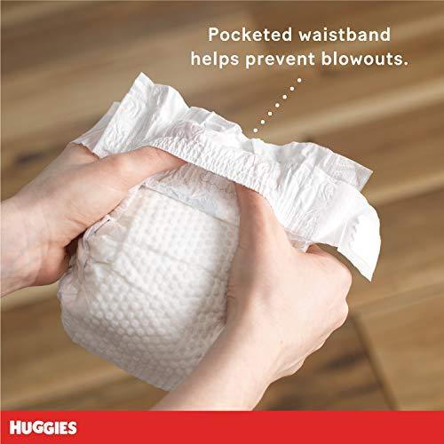 HUGGIES Baby Diapers Size 1, 76ct, Huggies Little Snugglers, Gentle Skin Protection