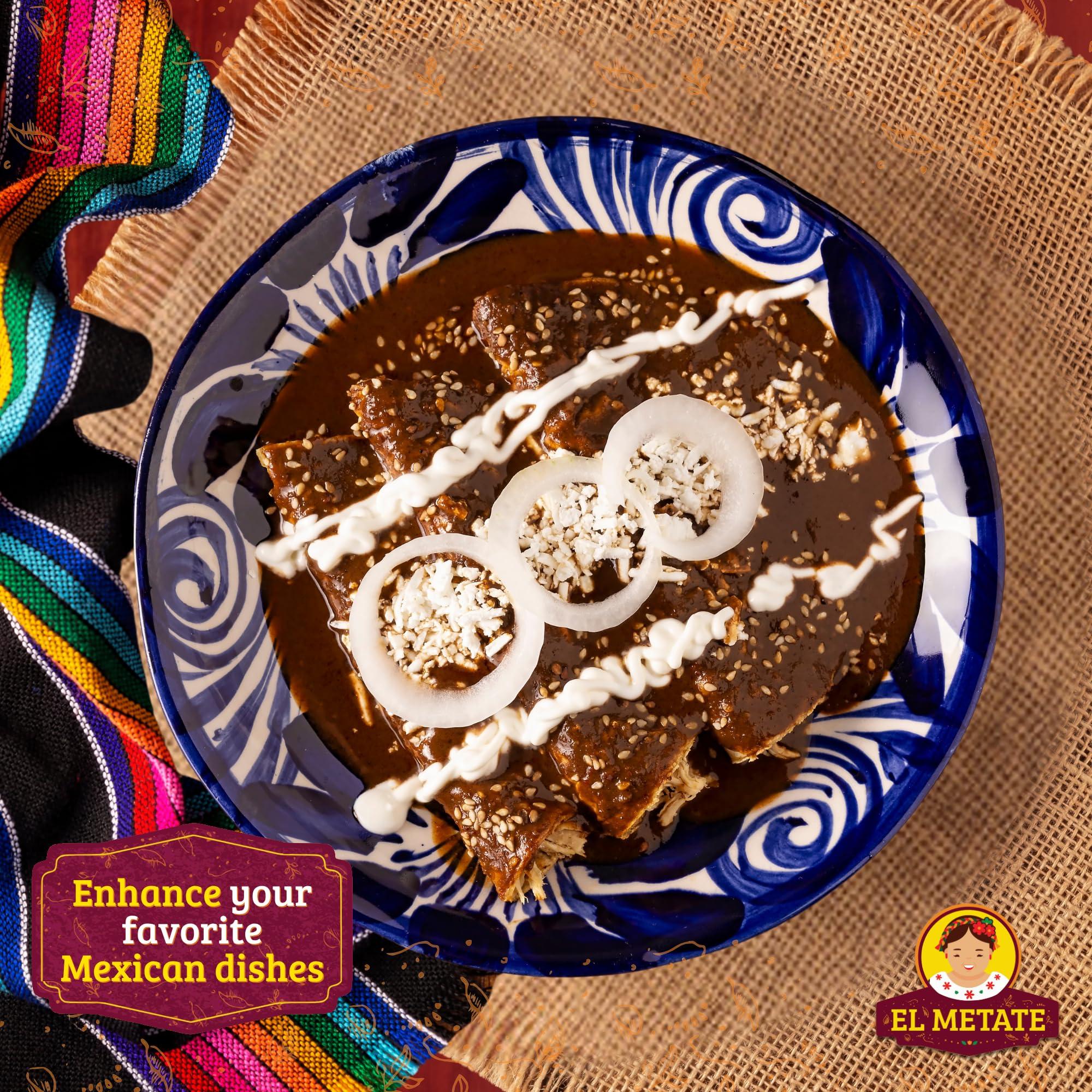 El Metate El Metate - Mole Poblano - Authentic Mole Paste from Puebla - 17.63 Oz (500g)(1.1lb)