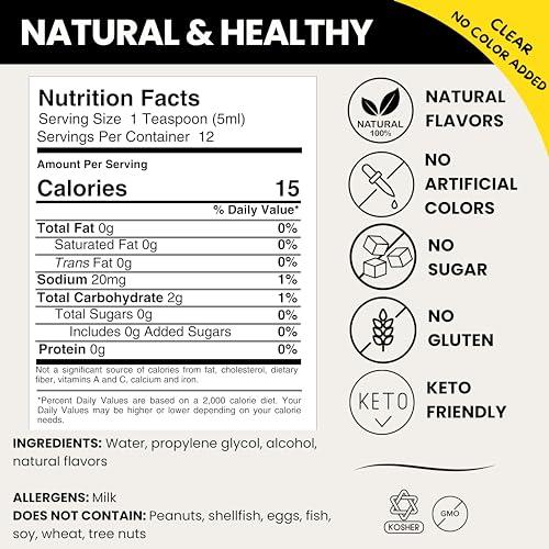 Harvest Moon Delights Natural Ube Flavor Extract - 2 oz - Water-Soluble - Clear Color - By Harvest Moon Delights - Ube Flavoring Extract for Ube Halaya - Ube Extract for Baking Filipino Desserts and Drinks