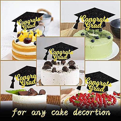 MZ.ogm MZ.ogm Graduation Grad Hat Cake Topper Graduation Cake Toppers Graduation Cake Decorations 2021 Grad Cake Topper 2021 Graduation Party Decorations