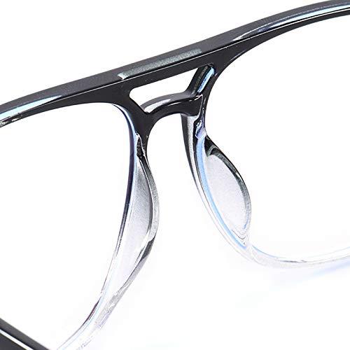 ACXZ Computer Glasses Blue Light Blocking for Men and Women, Aviator Reading Glasses, Oversized Fashion Anti-UV Reader Eyeglasses