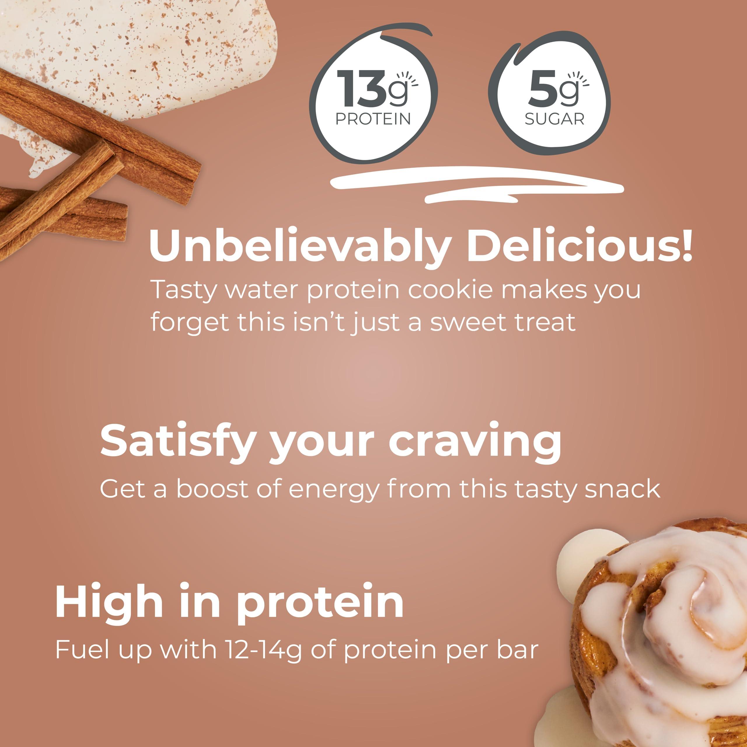Power Crunch Power Crunch Protein Wafer Bars, High Protein Snacks, Peanut Butter Fudge, 1.4 Ounce (12 Count) and Cinnamon Roll, 1.4 Ounce (12 Count)