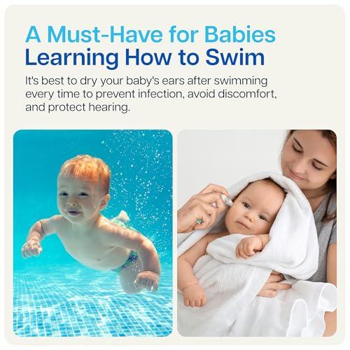 NAVEH PHARMA NAVEH PHARMA Dry Ears Baby | Swimmers Ear Drops Spray | Ear Drying Drops for Little Swimmers | Remove Water Trapped in Ears in Seconds | Prevent Hearing Loss (0.5 Fl Oz)