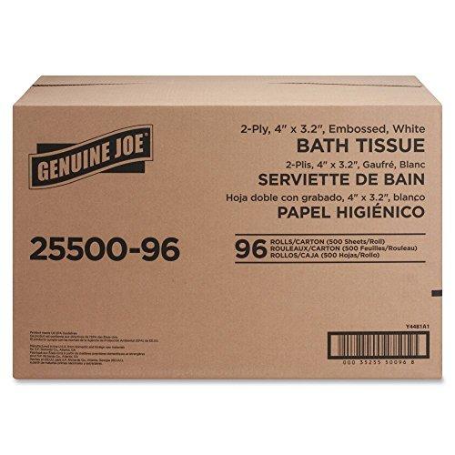 Genuine Joe Genuine Joe 2-ply Standard Bath Tissue Rolls