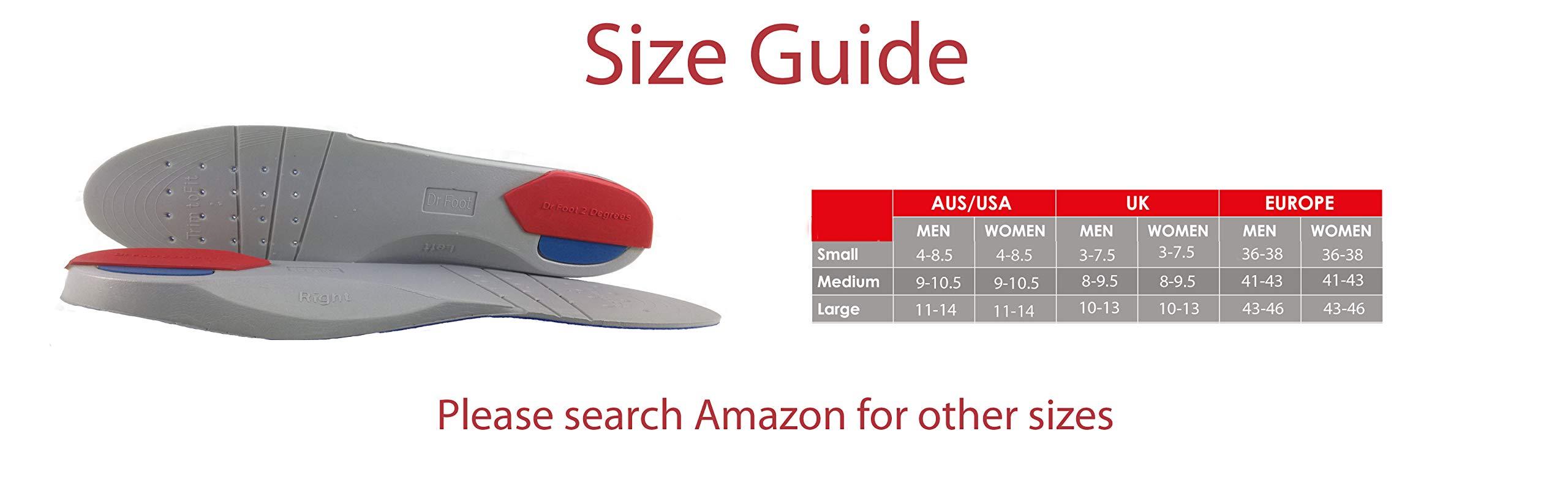 Dr Foot Dr Foot's Sport Over Supination Insoles Size Medium (Pair)