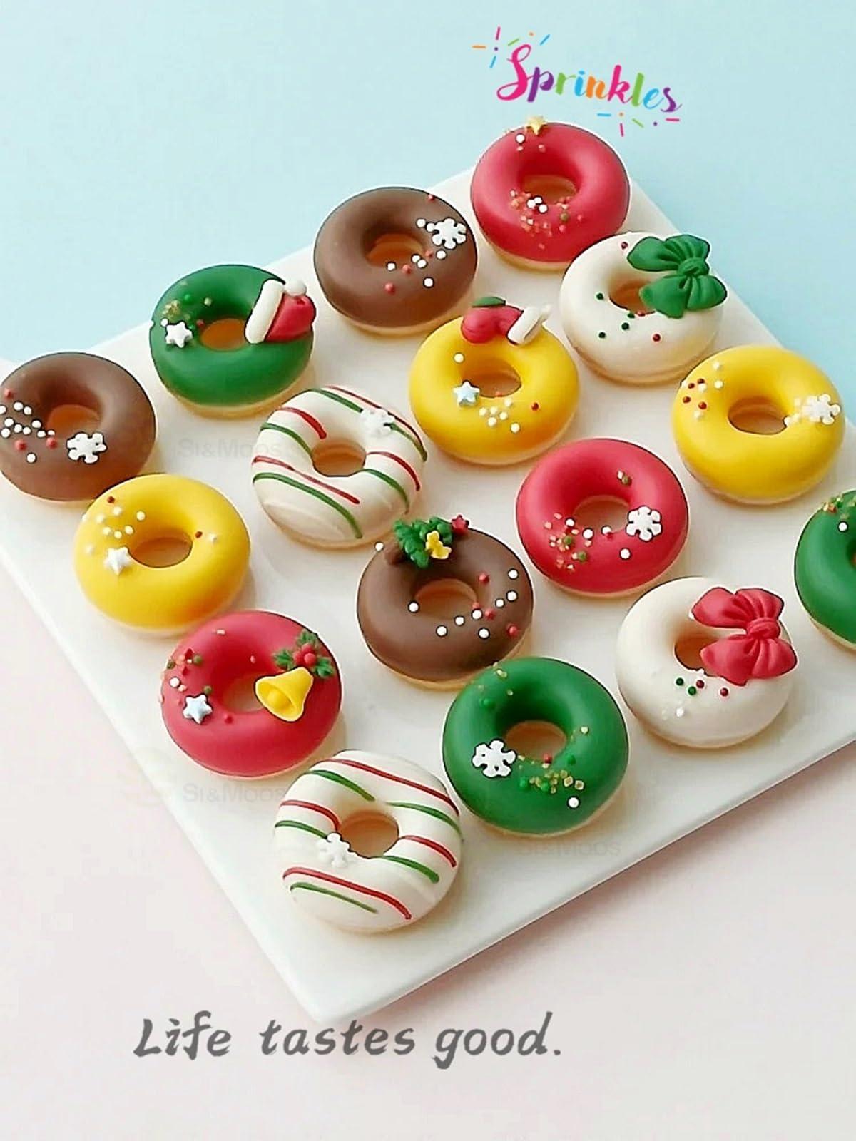 SE SI&MOOS SE Si&Moos White Star Sprinkles Edible White Stars for Cake Decorating Star Icing Decorations Edible Stars Large and Small Christmas Cookie Decorations White Sprinkles for Cake,Cupcakes 3 OZ with Tweezers