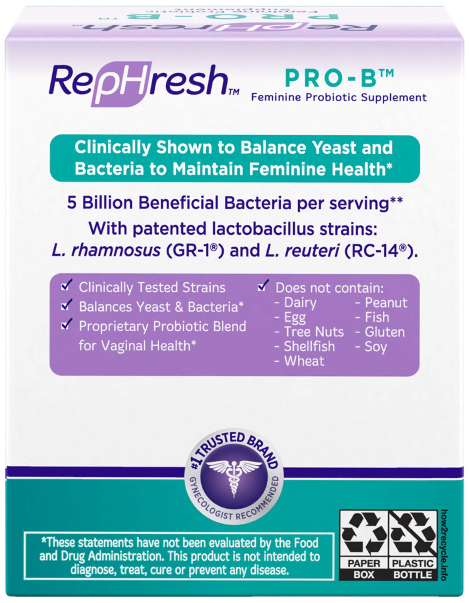 Rephresh RepHresh Pro-B Probiotic Supplement for Women, 30 Oral Capsules