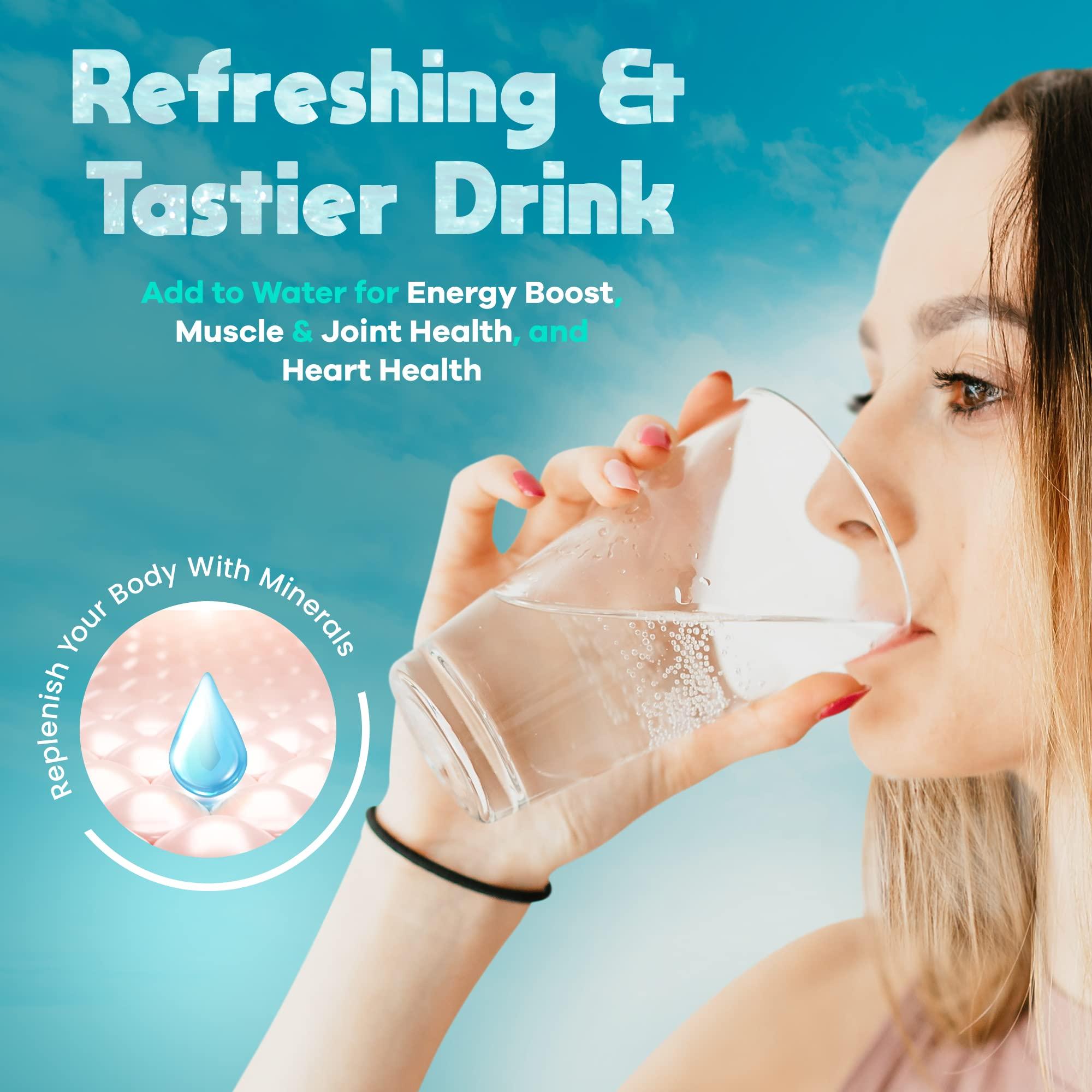ACTIVATION Pure Trace Ocean Minerals by Activation Products - Pure Ocean Liquid Minerals to Add to Water, with 70+ Potent Ionic Trace Elements for Energy Boost, Muscle & Joint Health, and Heart Health, 8 fl oz