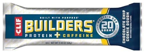 Clif Bar CLIF Chocolate Chip Cookie Dough Caffeine Builders Bar, 2.4 OZ