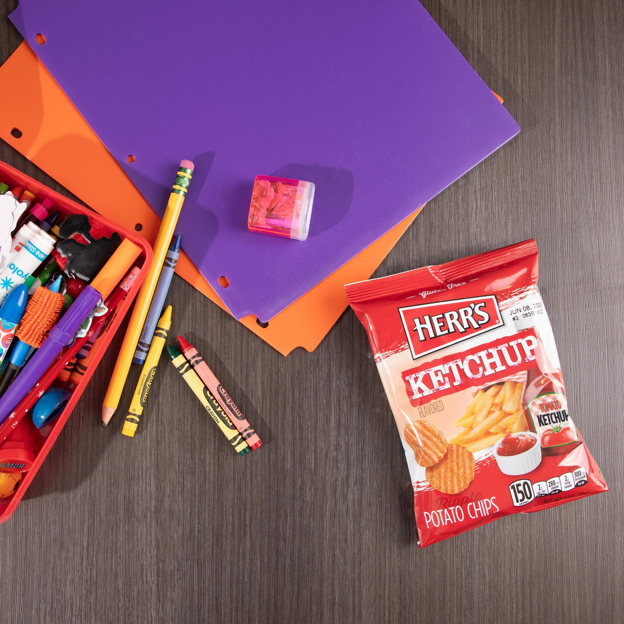 HERR\'S Herr\'s Ketchup Potato Chips, 2.75 Oz pack of 9