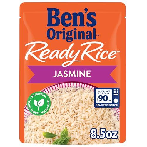 BEN'S ORIGINAL BEN'S ORIGINAL Ready Rice Jasmine Rice, Easy Dinner Side, 8.5 oz Pouch (Pack of 12)