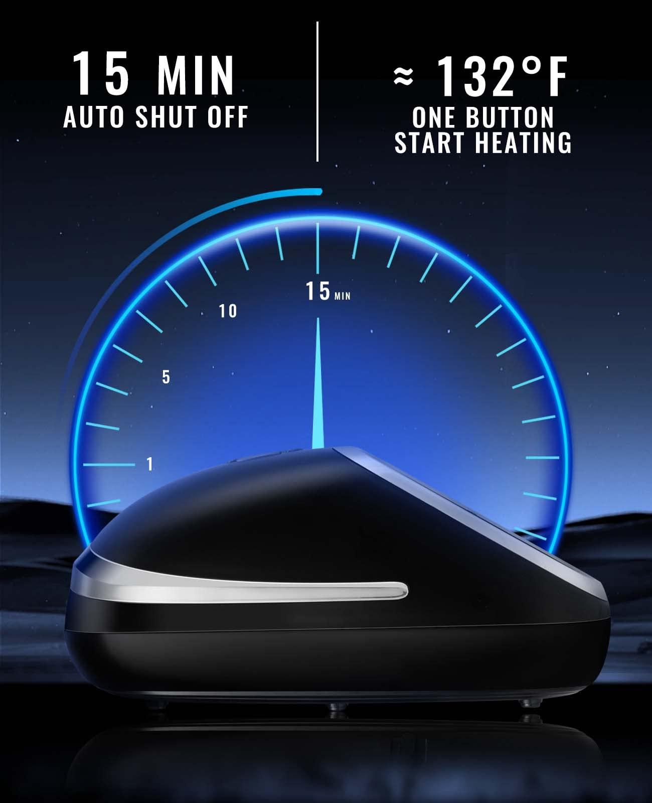 CXELZR CXELZR Christmas Gifts for Women, Mom, Her, Wife, Fathers Day, Mothers Day, Birthday Gifts for Men, Dad, Husband, Him - Foot Massager Machine with Heat for Plantar Fasciitis, Diabetics