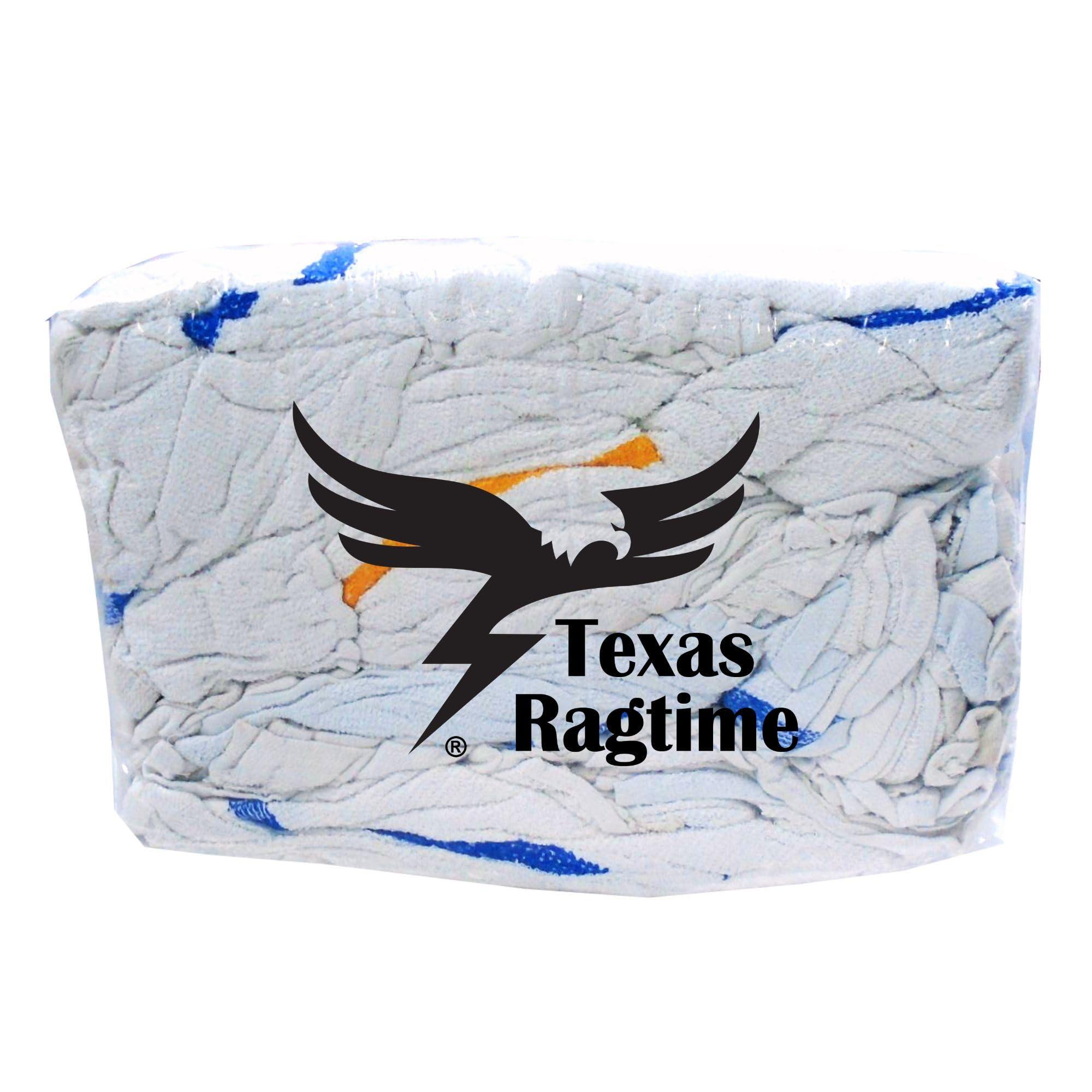 Texas Ragtime Texas Ragtime White Terry Bar Towels Bulk Industrial Grade Cloth Rags Multipurpose Cleaning, Staining for Restaurants, Home and Commercial (14 x 17) (8 Pounds)