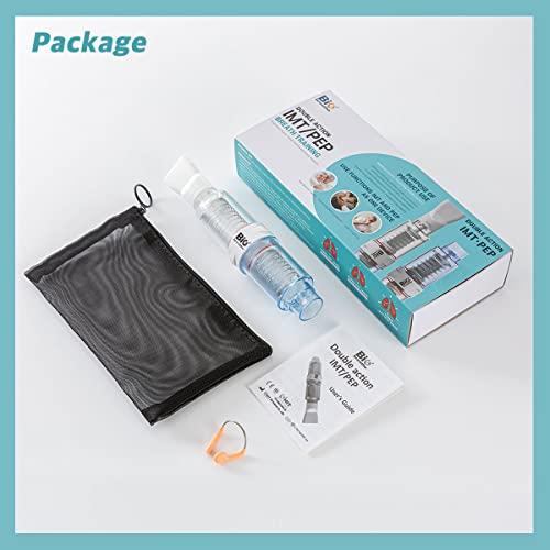 BIG BREATHE Bigbreathe IMT/PEP | Three-Mode Breathing Exerciser for Seniors, Smooth Mucus Removal, Lung Expanding Device, Easy to Use and Clean