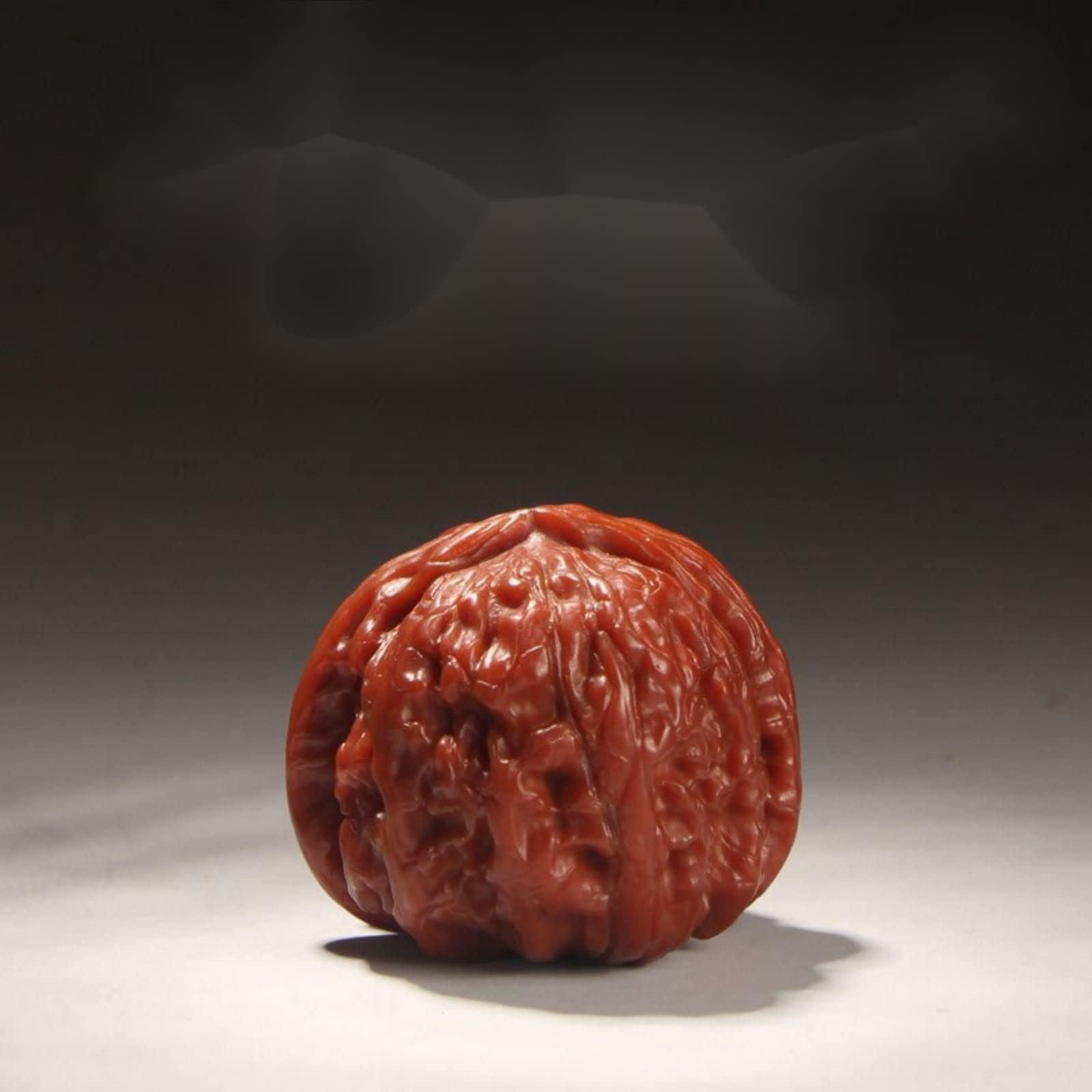 AEOIH AEOIH 1 Pair Boutique Natural Wenwan Walnut Handball Health Grip Ball Palm Massage Chinese Walnuts Elderly Gift Massage Gadget Which is Durable and Solid Natural Texture Solid Wood