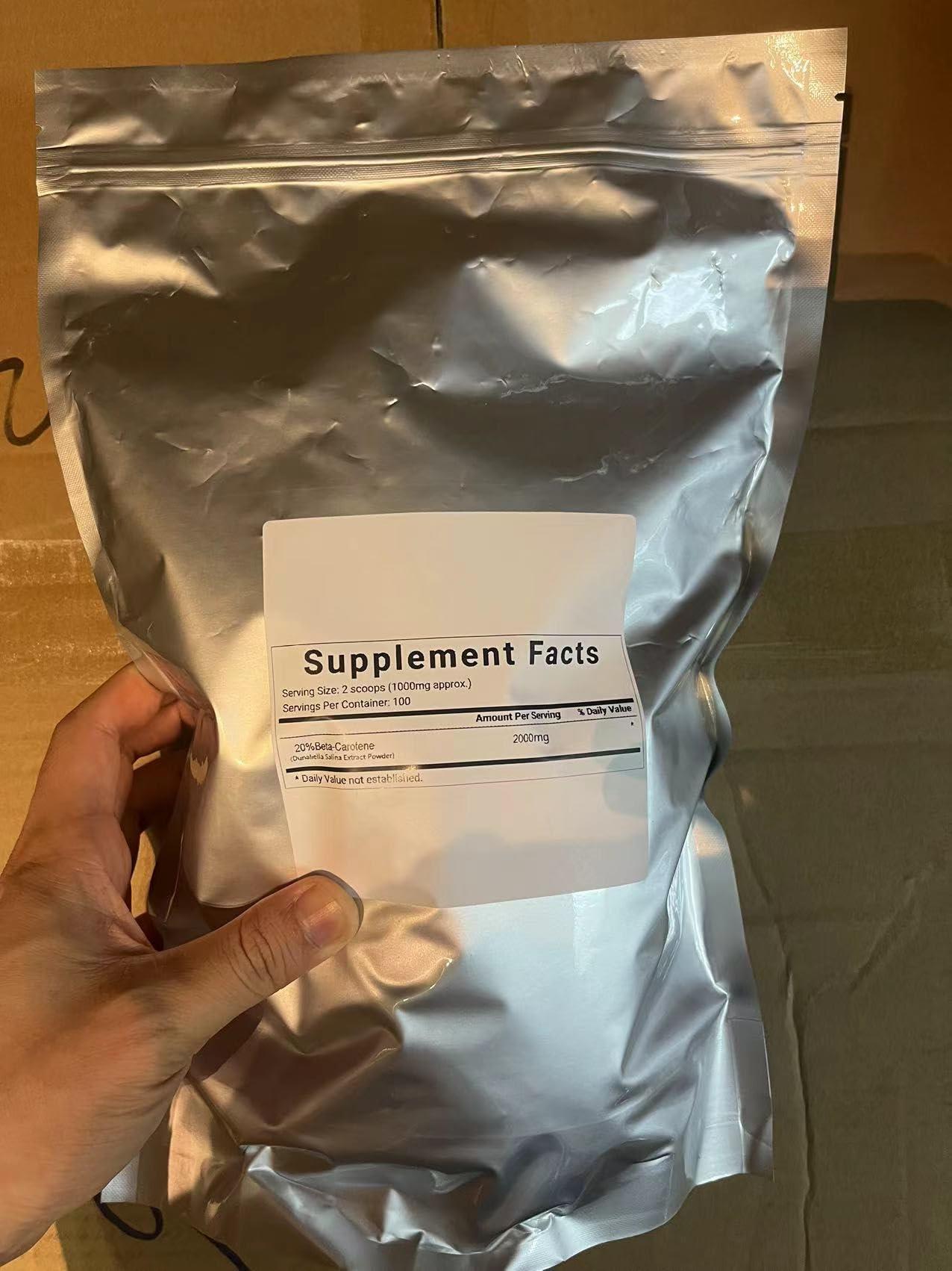 WonderLand Herbs Dunaliella Salina Extract Powder 1KG (1000 Grams), 20% Beta-Carotene. 100% Pure DUNALIELLA Organic.