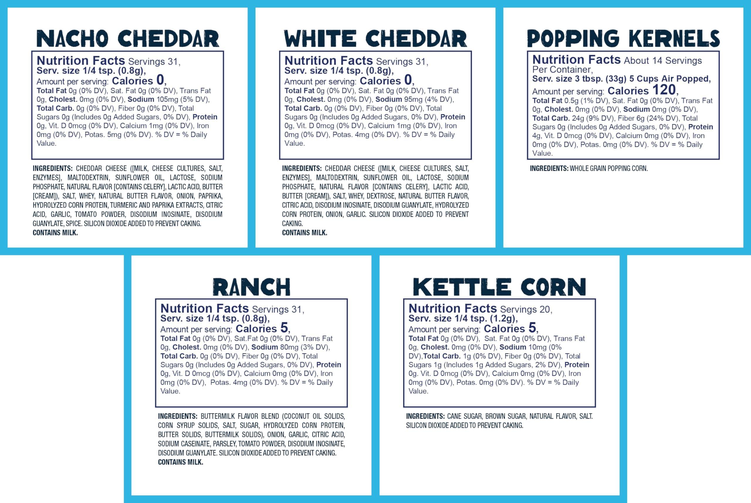 Kernel Season\'s Kernel Season\'s Movie Night Deluxe Pack, Popcorn Kernels, Seasonings, Butter Oil, Variety Pack