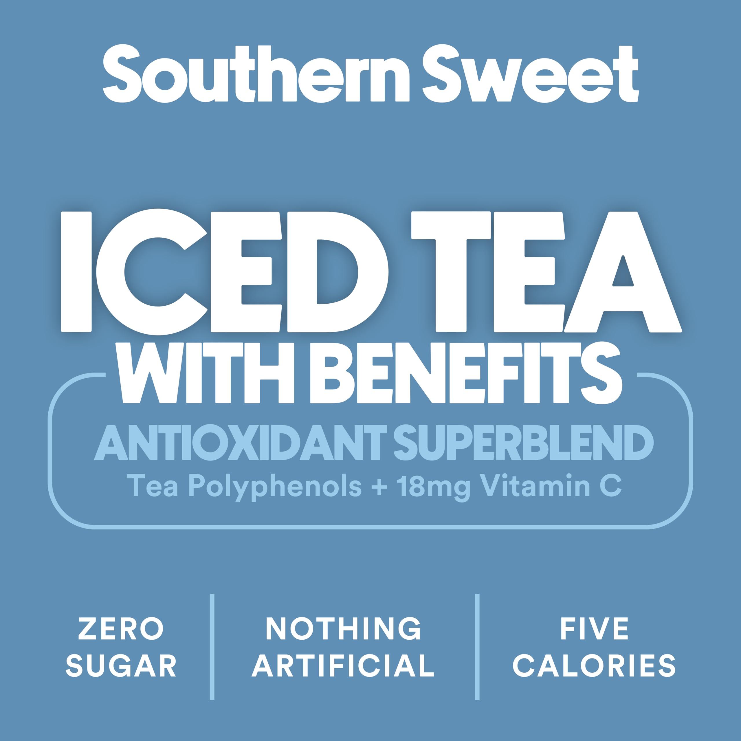 The Ryl Co Ryl Iced Tea, Wallen\'s Sweet, Antioxidant Superblend, Zero Sugar, Low Carb, Low Calorie Iced Tea, 16.0 Fl Oz (12-Pack)