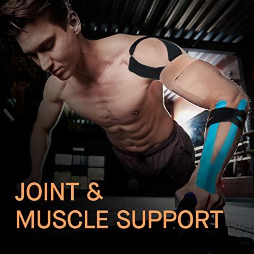 OK TAPE OK TAPE Kinesiology Tape, Basic Original Cotton Elastic Athletic Tape for Support and Recovery, Sports Tape Therapeutic Pain Relief, 2in16.4ft Uncut Roll - Pink