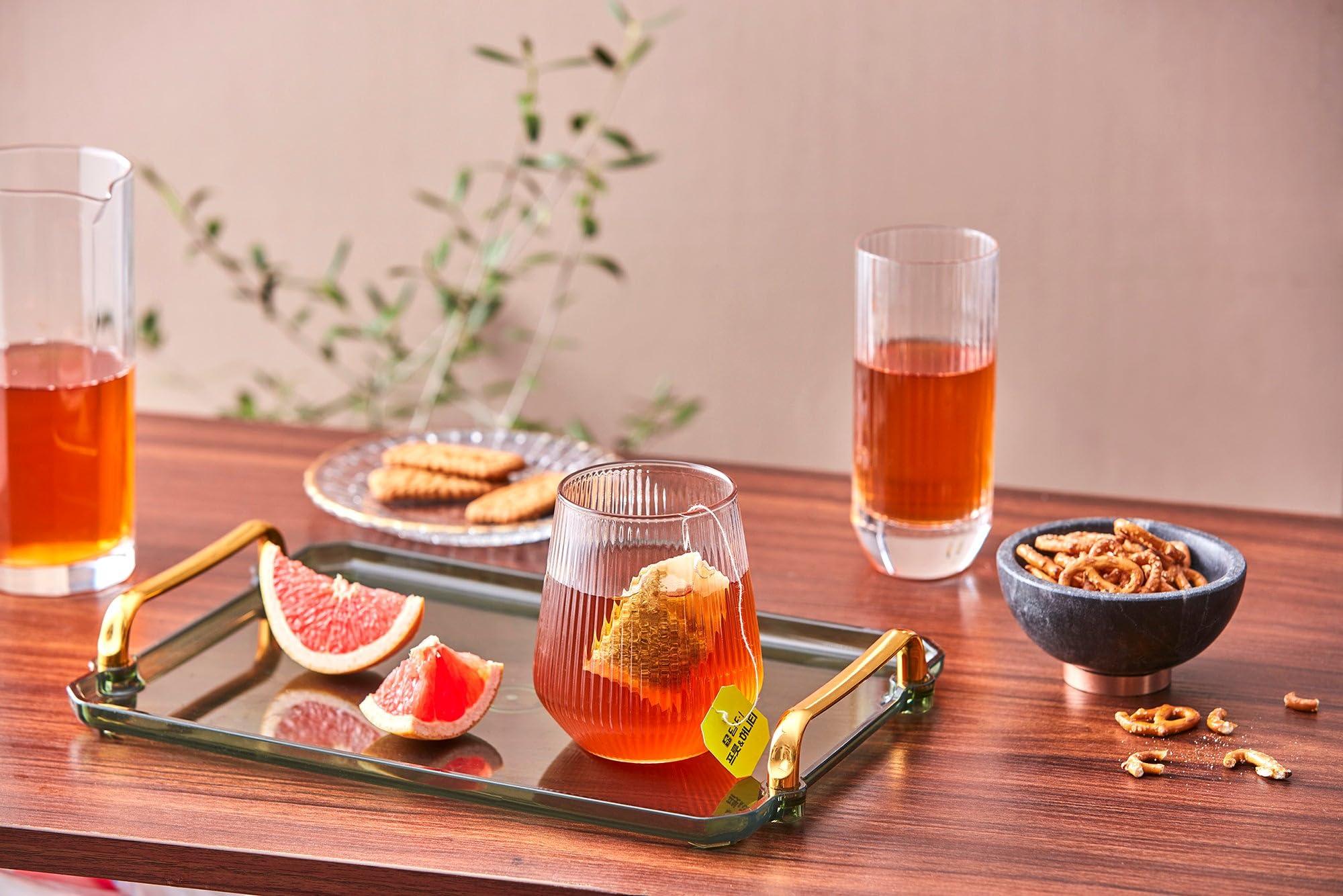 Damtuh Damtuh Grapefruit Honey Black Tea Bag Zero Calorie Zero Sugar 20g x 20 Count (Pack of 1)