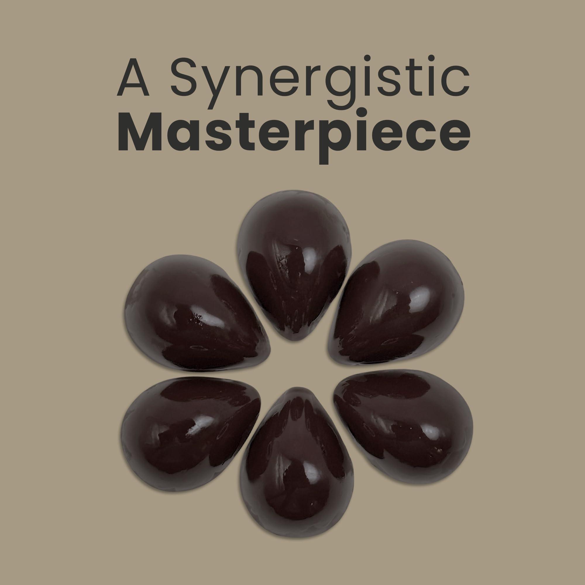 Kums Kums Dark Chocolate (1 Box) Mood Chocolate for Couples Chocolate Tabs, Vegetarian Delight Ideal for Men & Women | Luxurious Tab Chocolate Bars (Tailored For His And Her Chocolate) Romance Chocolate