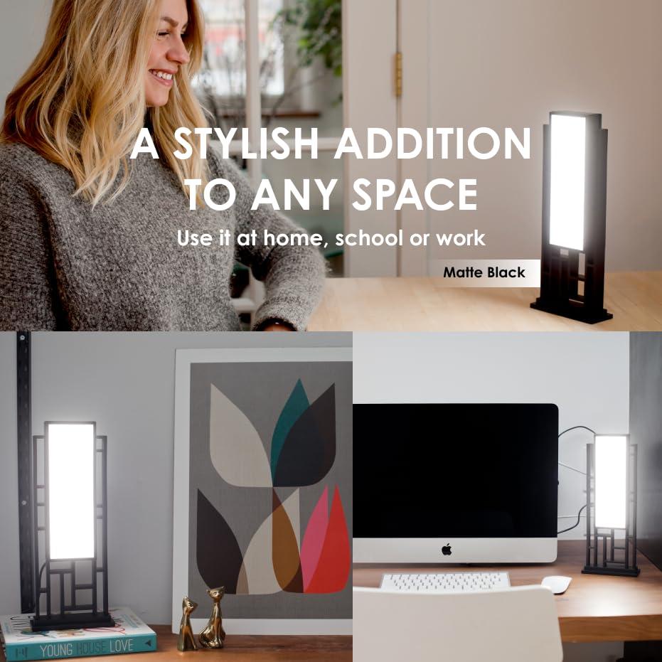 Circadian Optics Circadian Optics Lattis Light Therapy Lamp | As Seen On Shark Tank | 10,000 Lux Full Spectrum UV-Free Light | Boost Mood, Improve Sleep, Increase Energy & Enhance Focus