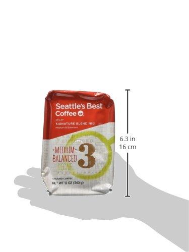 Seattle's Best Coffee Seattle\'s Best Decaf Ground Coffee, Portside Blend, 12 oz. (Pack of 2)