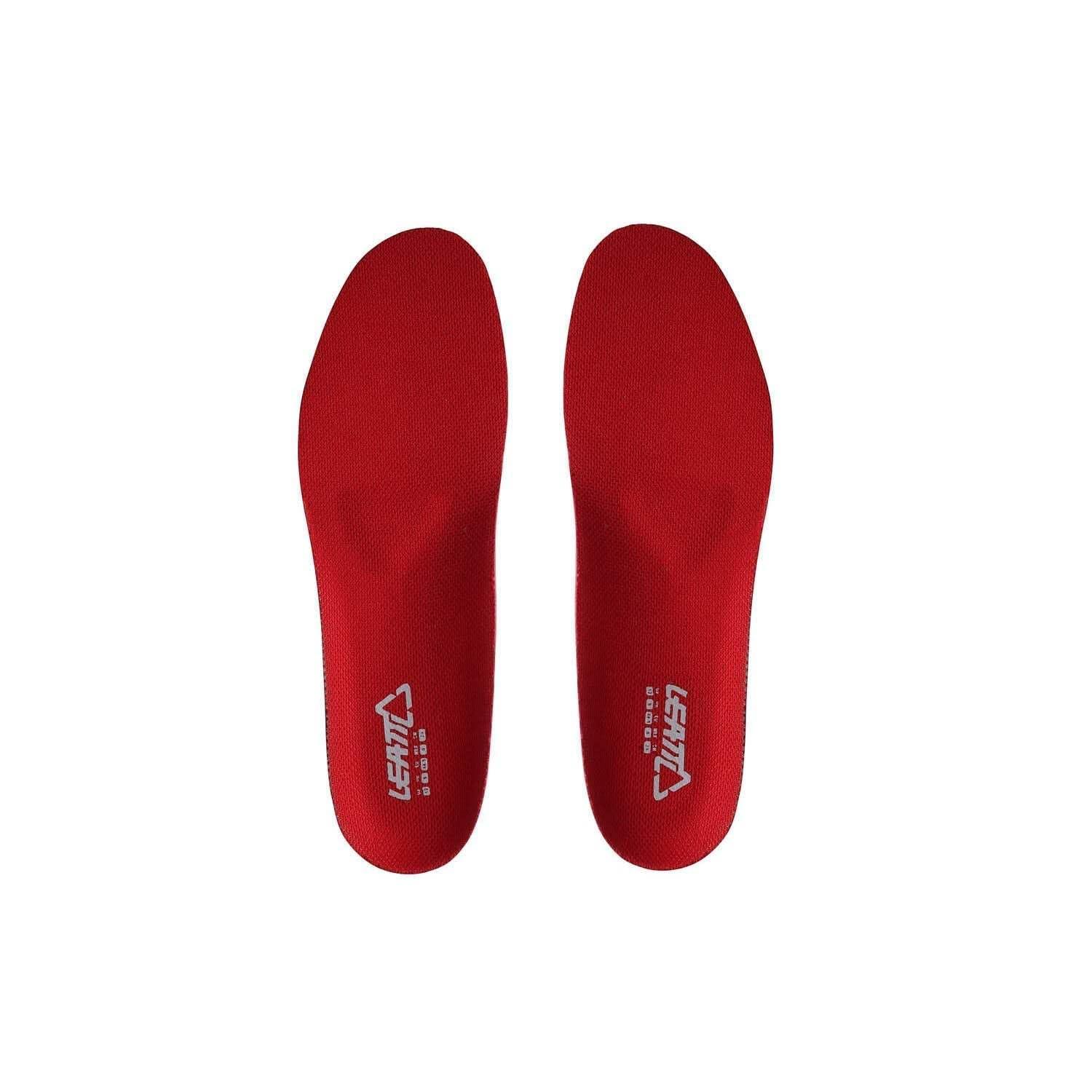 Leatt Red Sz 10 Leatt GPX 5.5 FlexLock Boot Insoles