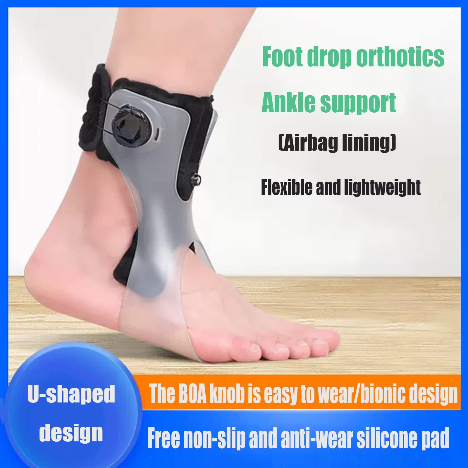 SFKLYU SFKLYU AFO Drop Foot Brace Orthosis Ankle Brace Support Drop Foot Brace for Walking Improve Walking Gait for Hemiplegia Stroke Shoes,A/left,L