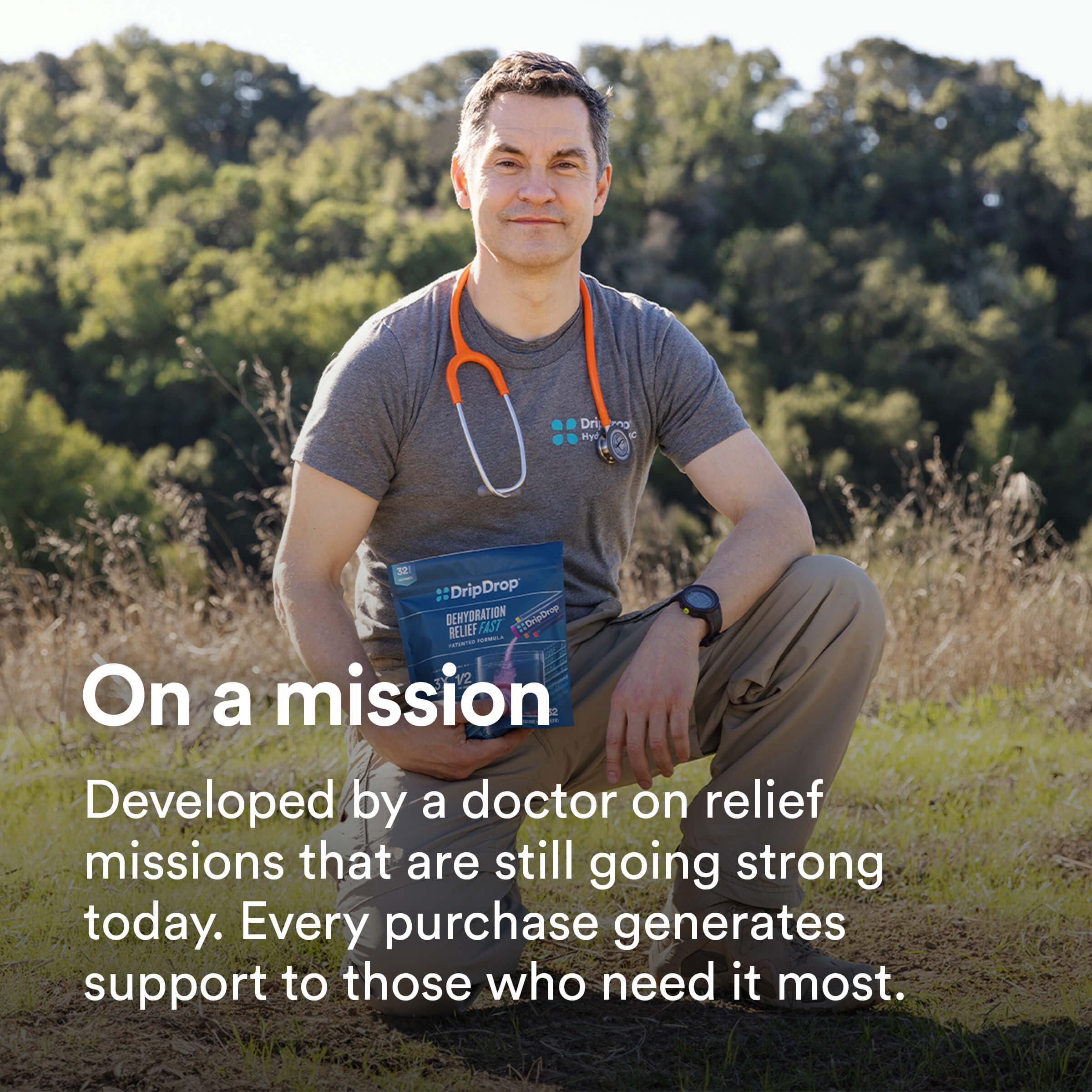 DripDrop DripDrop Hydration - Watermelon - Electrolyte Drink Mix Single Serve Hydration Powder Packets | Non-GMO, Gluten Free, Vegan | 32 Sticks