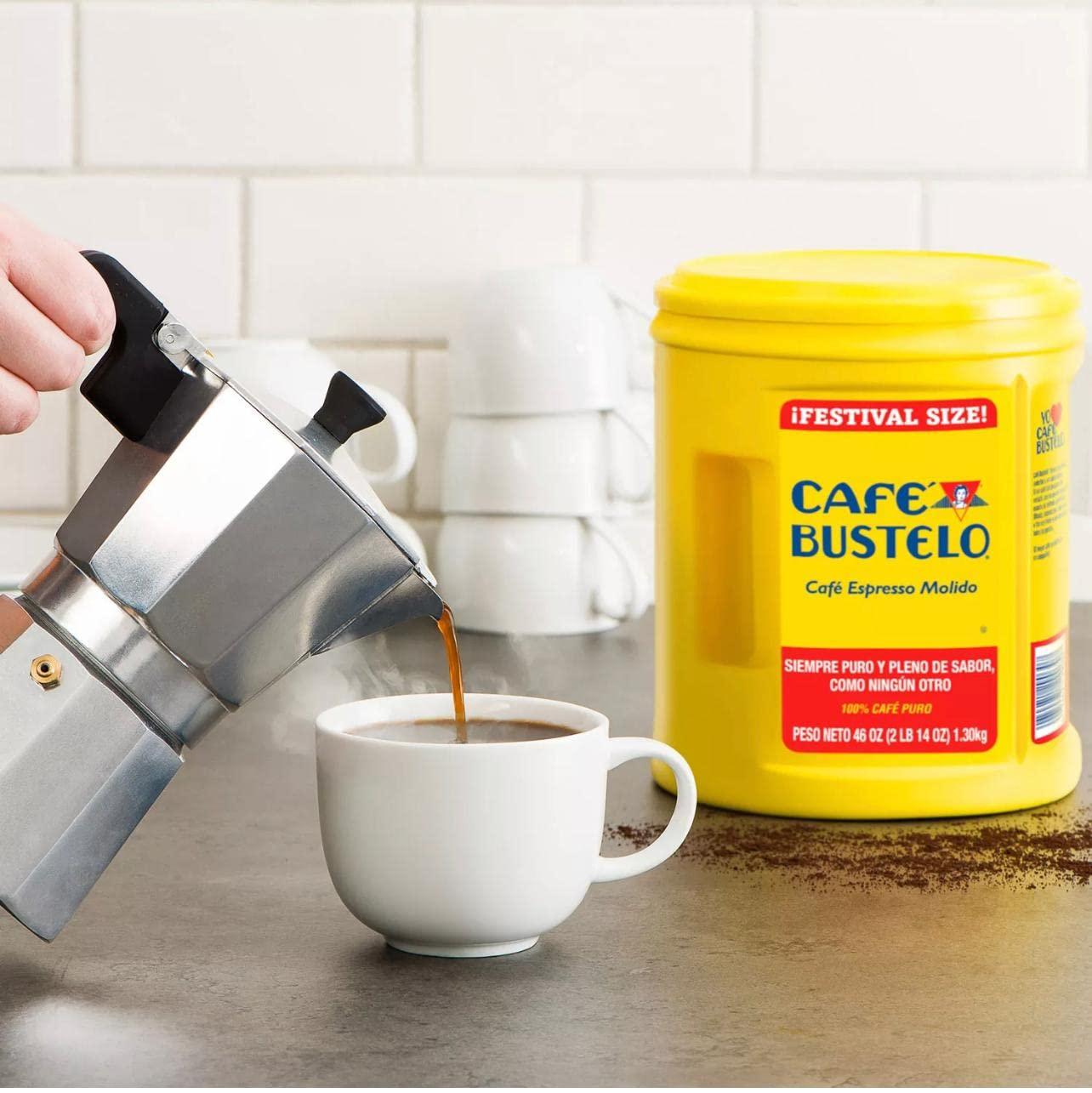 Caf Bustelo Cafe Bustelo 46oz Expresso Ground Coffee (Festival Size)