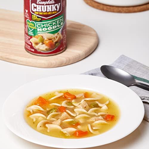 Campbell's Campbell’s Chunky Healthy Request Soup, Roasted Chicken Soup with Country Vegetables, 18.8 Oz Can (Case of 12)