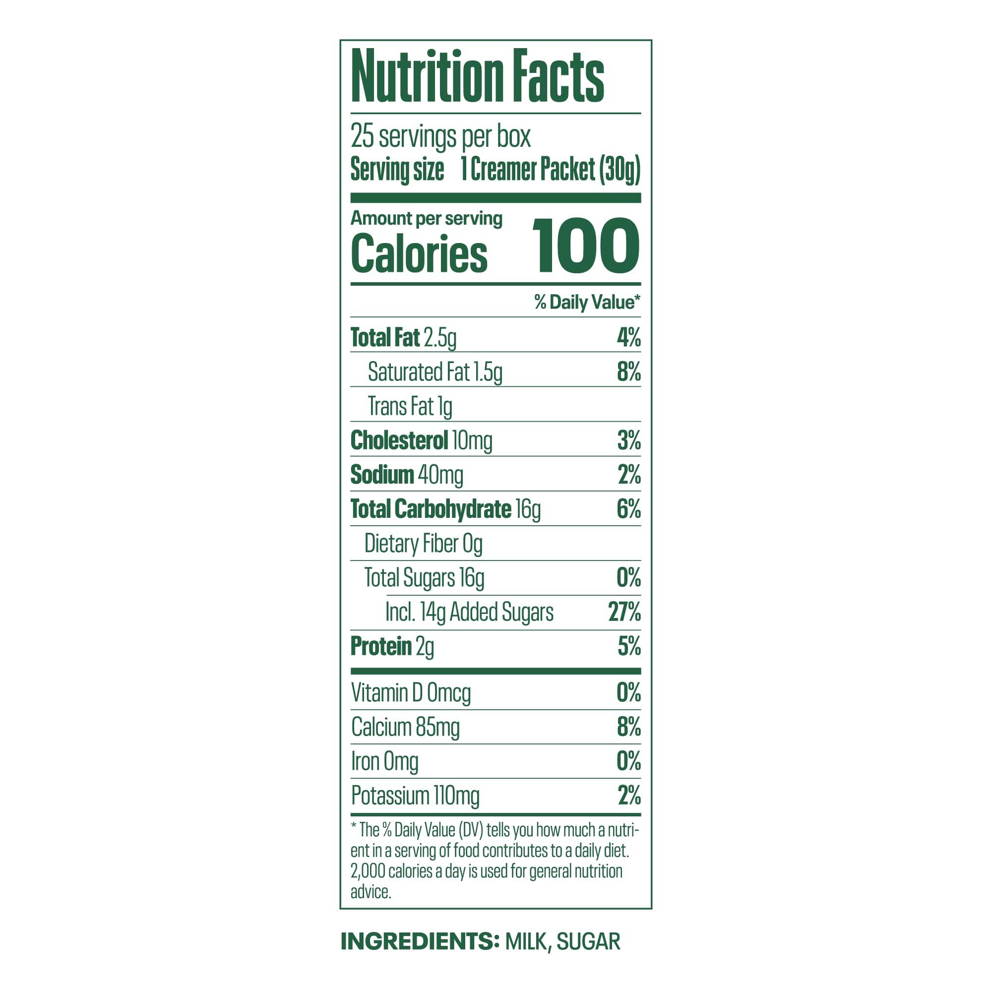 Copper Cow Coffee Copper Cow Coffee California Sweetened Condensed Milk Creamers – Single-Serve and All-Natural Pre-Filled Packets – (25 Pack)