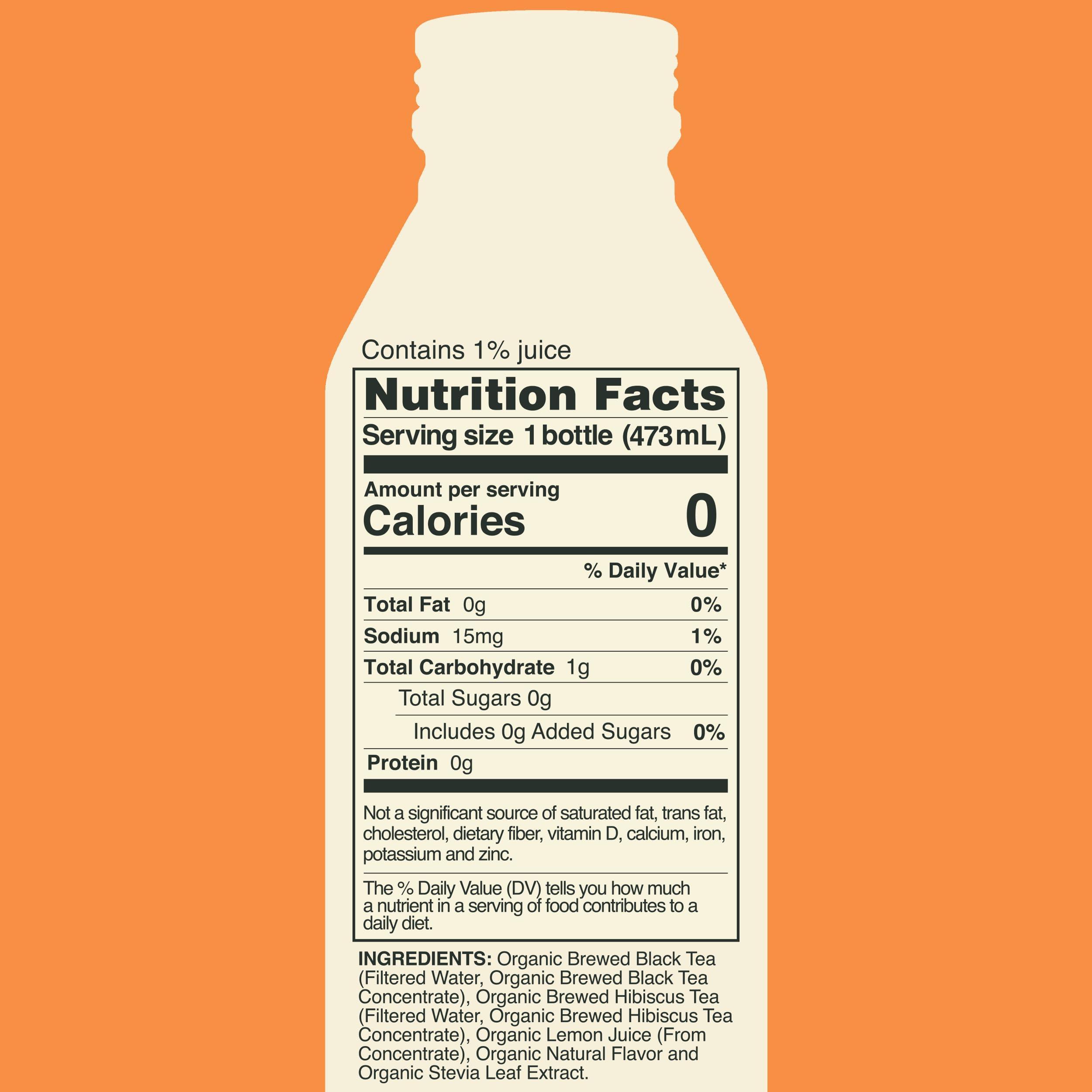 Saint James Iced Tea Saint James Iced Tea | Organic Black Tea | Organic, Non-GMO Black Tea, 12 Pack (16.9oz each) (Blood Orange)