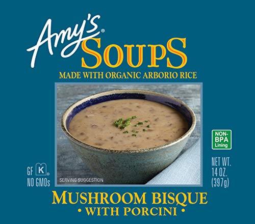 Amy\'s Amy\'s Soup, Gluten Free, Mushroom Bisque with Porcini, 14 oz