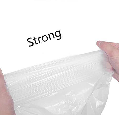Gereen Gereen 8-12 Gallon Clear Trash bag Garbage Bag Trash Can Liner (8-12 Gallon (100 Bags))